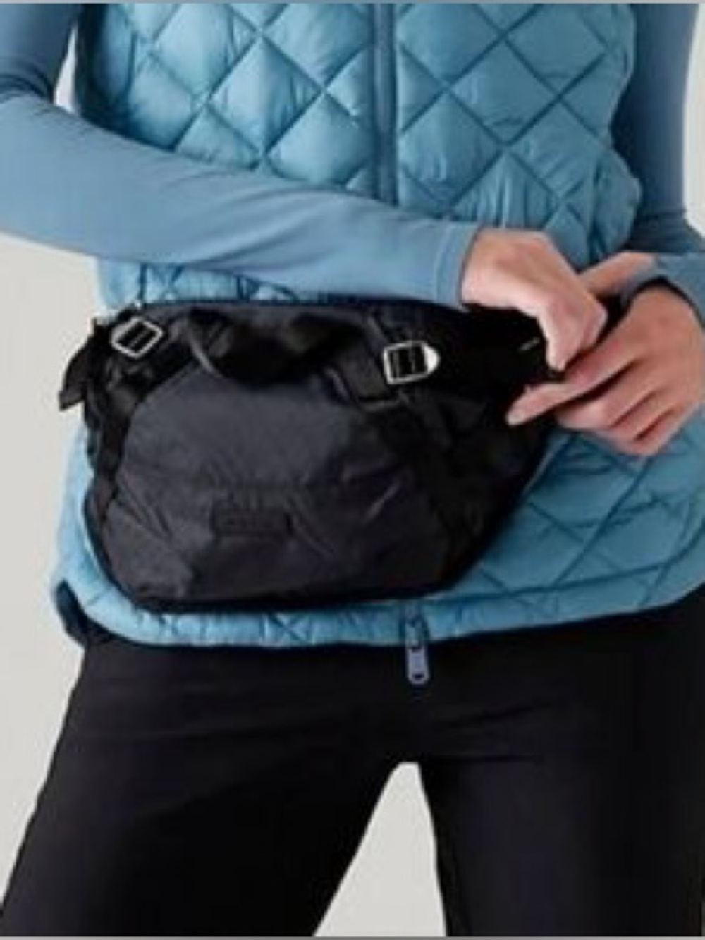 Athleta Women’s Black Excursion Large Belt/Crossbody Bag - Picture 3 of 12